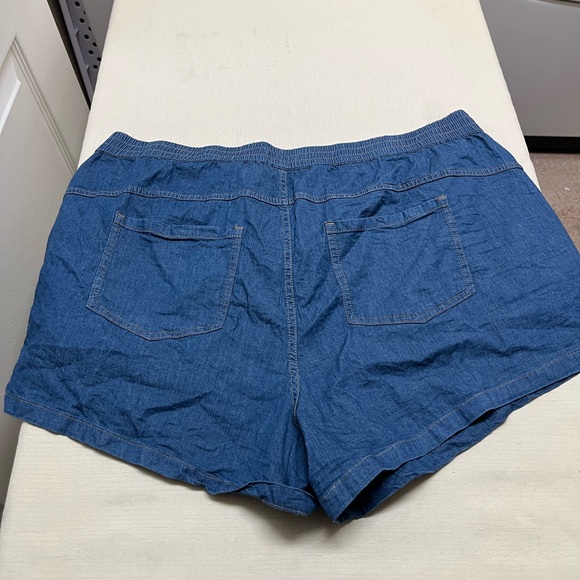 Universal Standard size 22-24 chambray 98% cotton shorts - Picture 8 of 11